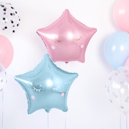 BALLON ALUMINIUM ROSE CLAIR 48CM