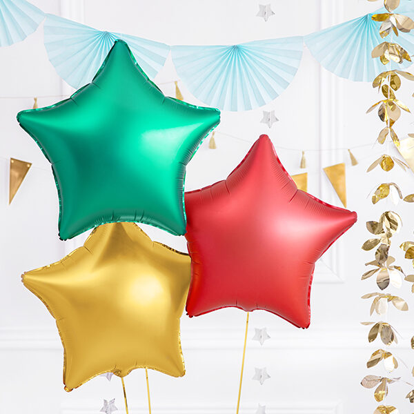 BALLON ALUMINIUM ROUGE 48CM