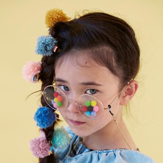 BARRETTES À CHEVEUX BIG POMPOM