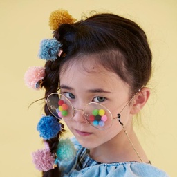 BARRETTES À CHEVEUX BIG POMPOM