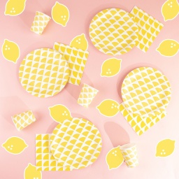 GOBELETS CITRON JAUNE