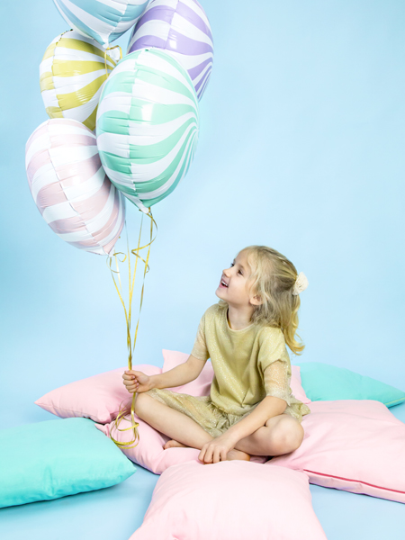 BALLON ALUMINIUM CANDY PARME