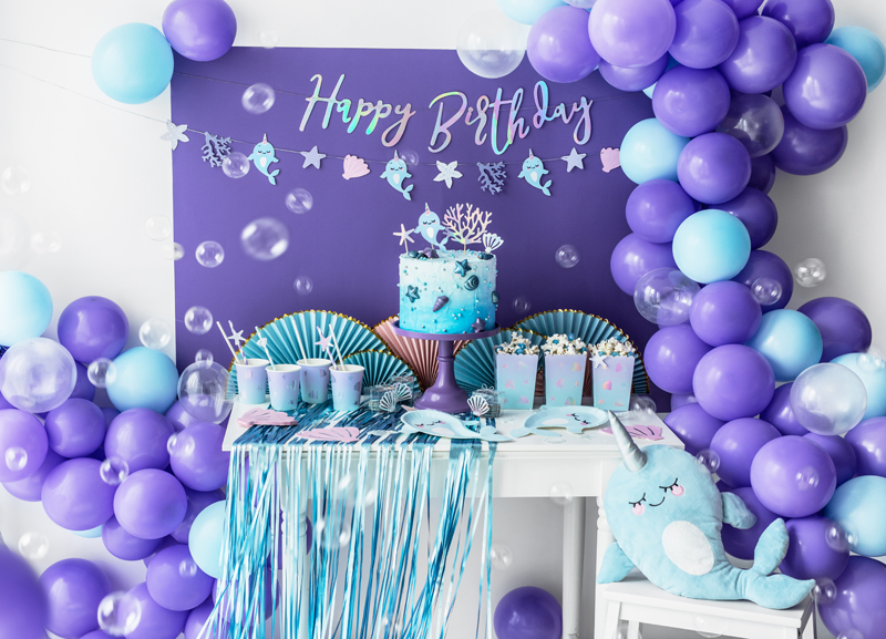 BALLON ALUMINIUM NARWHAL