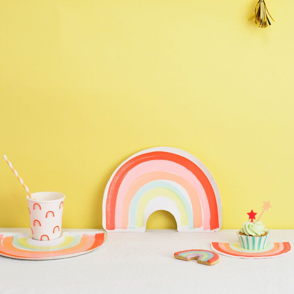 ASSIETTES ARC EN CIEL