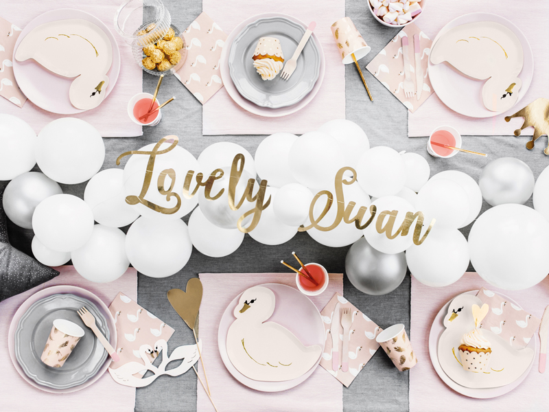 ASSIETTES LOVELY SWAN
