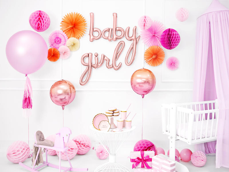 BALLON "GIRL" OR ROSE
