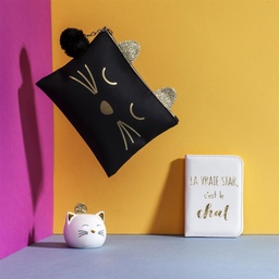 PROTEGE PASSEPORT CHAT BLANC