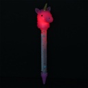 STYLO LUMINEUX LICORNE BLEU
