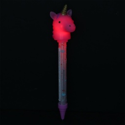 STYLO LUMINEUX LICORNE ROSE