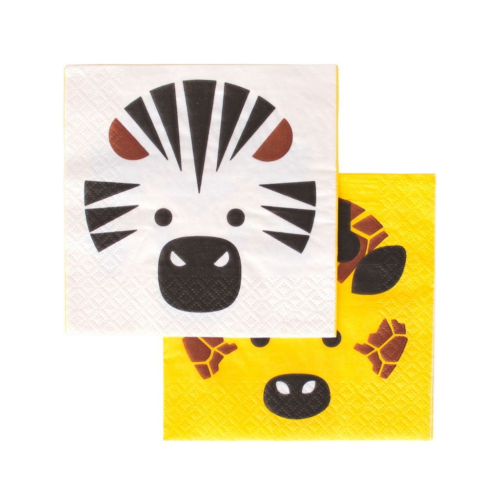 SERVIETTES MINI SAFARI