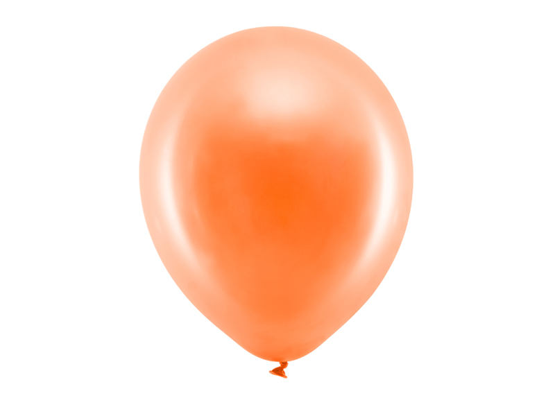 BALLON ORANGE MÉTALLISÉ
