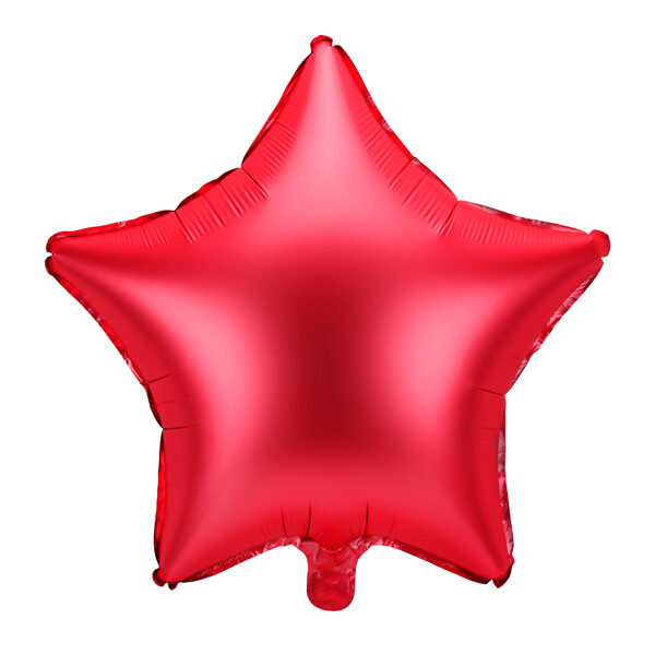 BALLON ALUMINIUM ROUGE 48CM
