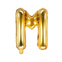 BALLON LETTRE « M » OR 35cm