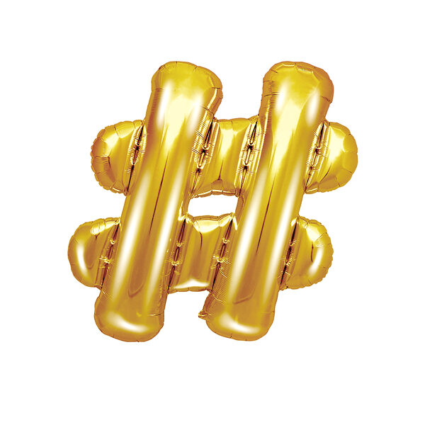 BALLON HASHTAG OR