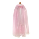 CAPE DE ROYAUTÉ ROSE ARGENTÉ 5-7 ANS