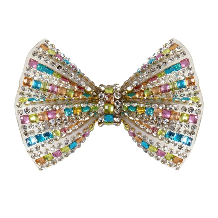 BARRETTE A NOEUD PIERRES