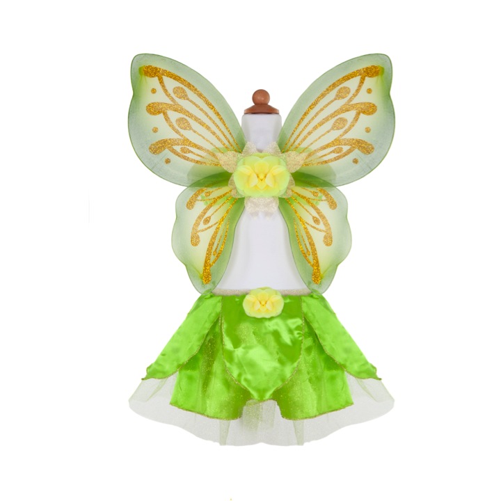 ENSEMBLE JUPE ET AILES FÉE CLOCHETTE 4-6ans