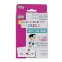CARTE EDUCATIVE EFFACABLE X36- SOUSTRACTIONS