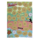 POSTER A GRATTER "LE MONDE DES ANIMAUX"