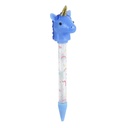 STYLO LUMINEUX LICORNE BLEU