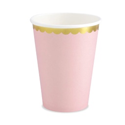 GOBELETS ROSE PASTEL
