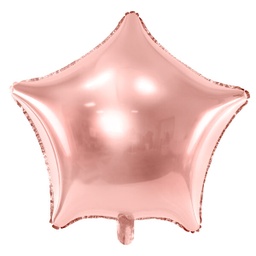[FB3S-019R] BALLON ALUMINIUM OR ROSE 48CM