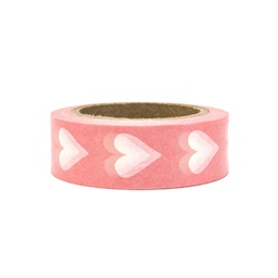 [DTP1COEUR] MASKING TAPE COEUR ROSE
