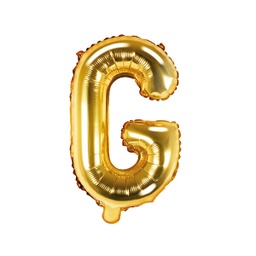 [FB2M-G-019] BALLON LETTRE « G » OR 35cm