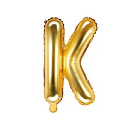[FB2M-K-019] BALLON LETTRE « K » OR 35cm