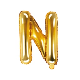 [FB2M-N-019] BALLON LETTRE « N » OR 35cm