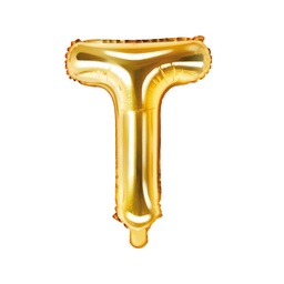 [FB2M-T-019] BALLON LETTRE « T » OR 35cm