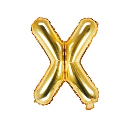 [FB2M-X-019] BALLON LETTRE « X » OR 35cm
