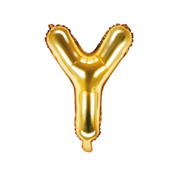 [FB2M-Y-019] BALLON LETTRE « Y » OR 35cm