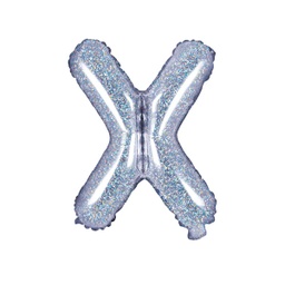 [FB2H-X-018] BALLON LETTRE « X » IRISÉ 35cm