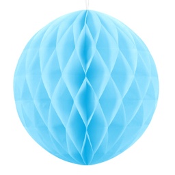 [KB30-011] BOULE ALVEOLE BLEU CIEL 30CM