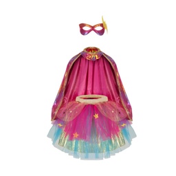 [67855] TUTU SUPER DUPER AVEC MASK &amp; CAPE ROSE 4-6ANS