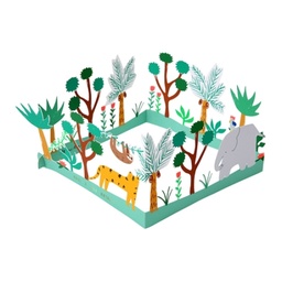 [159589] CARTE "HAVE A WILD BIRTHDAY" SCENE 3D