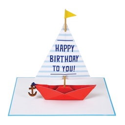 [145747] CARTE STAND-UP BATEAU À VOILE