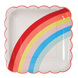 [143713] GRANDES ASSIETTES ARC-EN-CIEL NEON
