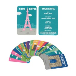 [EA1030] CARTE EDUCATIVE J’APPRENDS LES MONUMENTS X30