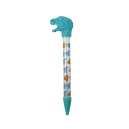 [EC5329] STYLO DINOSAURE VERT EAU